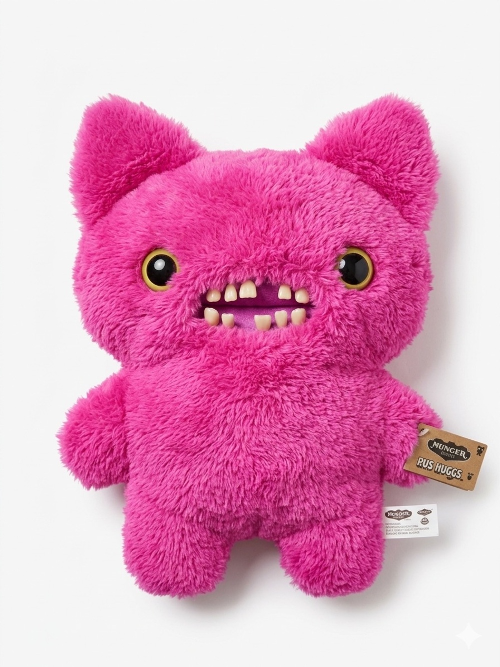 NEW Zuru Fuggler Bigg Fuggs Pink Monster - Screech Plush 18” NWT Rare